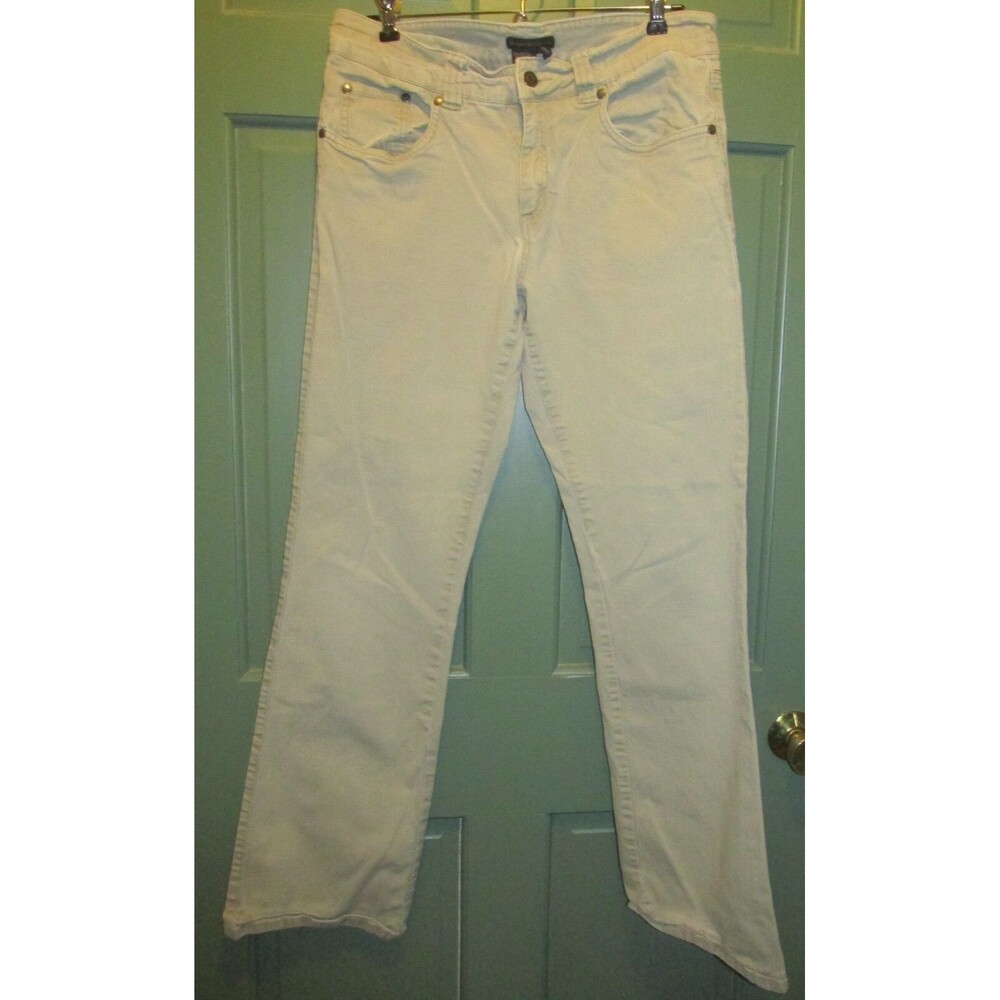 Royal Robbins Women's Mid Rise Stretch Regular length Beige Jeans Size 8